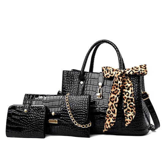 Croc Tote Bag Set