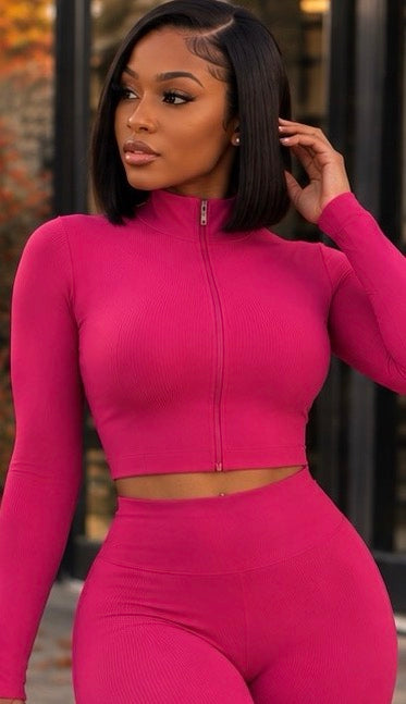 Fall Flex Active Set – Hot Pink