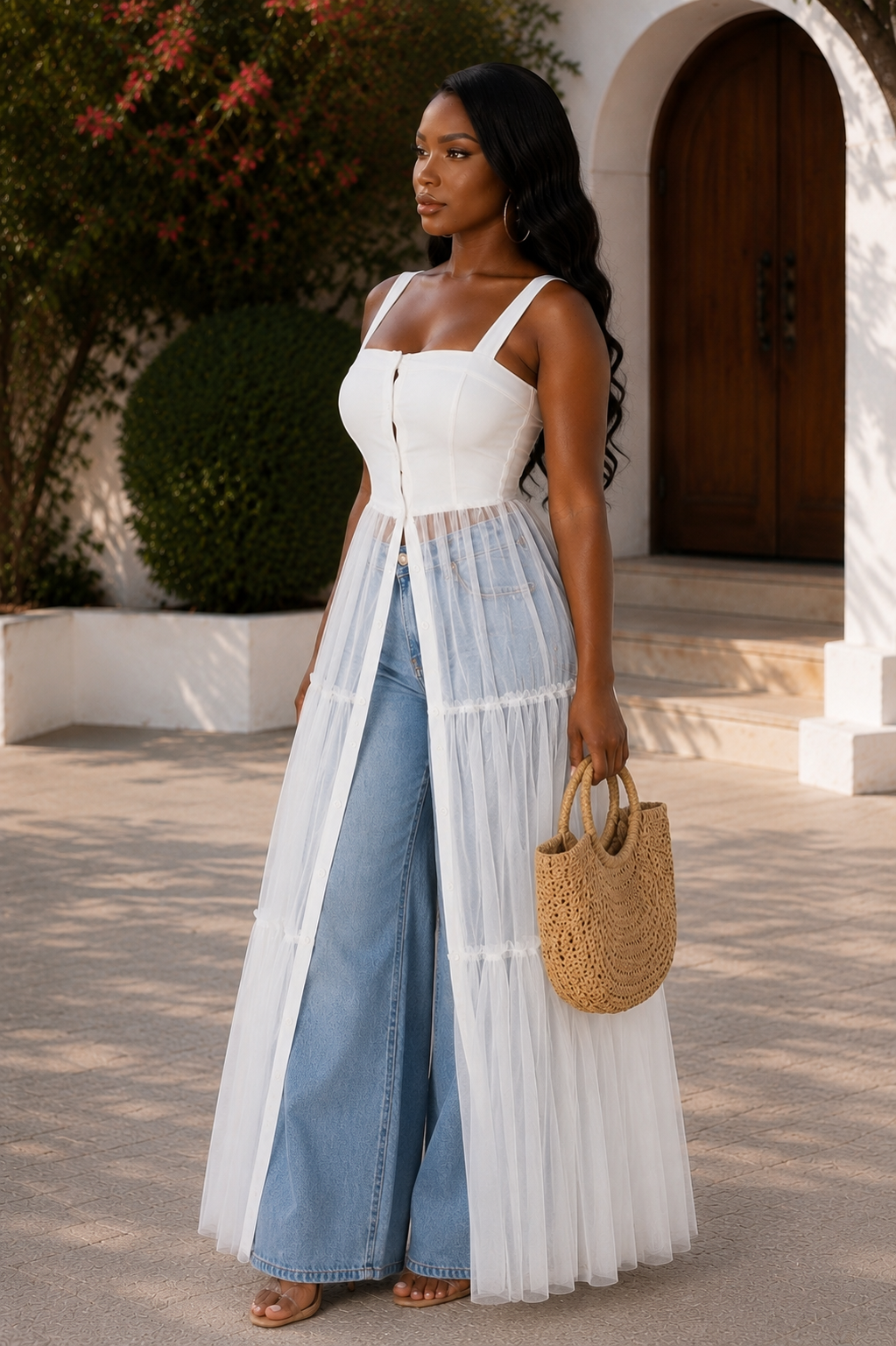 Sheer Brunch Top