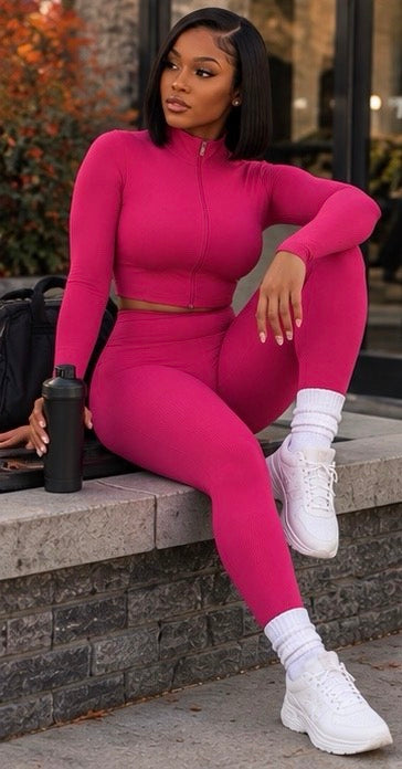 Fall Flex Active Set – Hot Pink